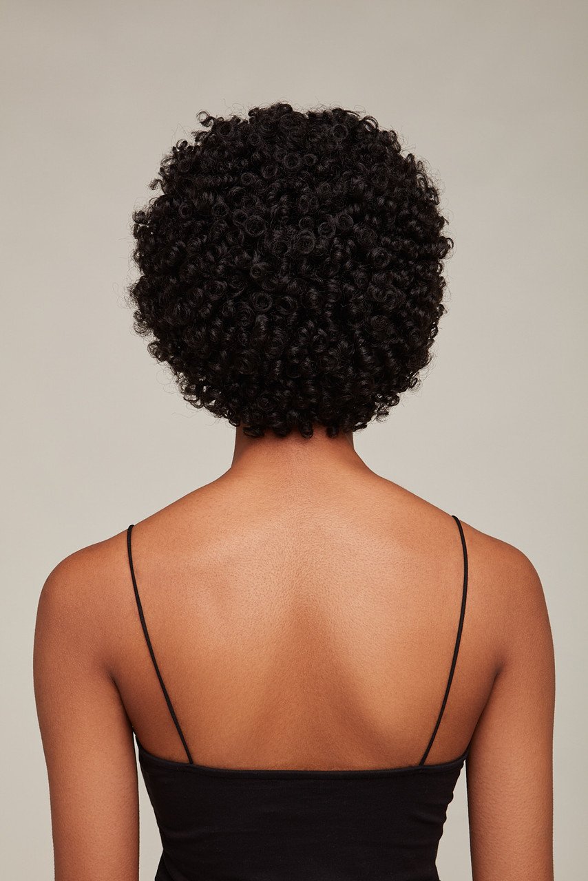 Feme Afro Lace Wig - Jumbo Coiled Pixie #1 (25) - Image 3